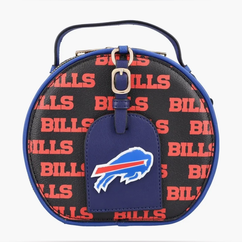 CUCE BUFFALO BILLS REPEAT LOGO ROUND BAG - NEW WITH TAGS